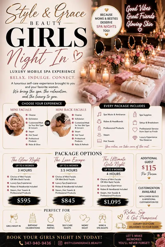 Adult Spa Party